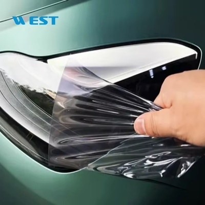 Good price Removable Adhesive Car Paint Protection Film Impact Resistance Tpu Headlight Film online