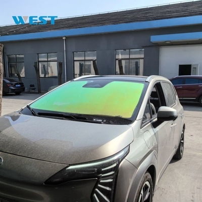 Guter Preis Gelb Rot Blau Chamäleon Tönung UV-Schutz Solarfolie für Autofenster Nano-Keramik-Fensterglasfolie Chamäleon Tönung 1,52 m x 30 m Online