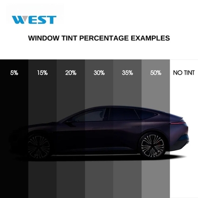 Good price 2Ply Nano Carbon Automotive Window Tint 1.52M*30M/Roll Customized Self Adhesive Car Window Tint online