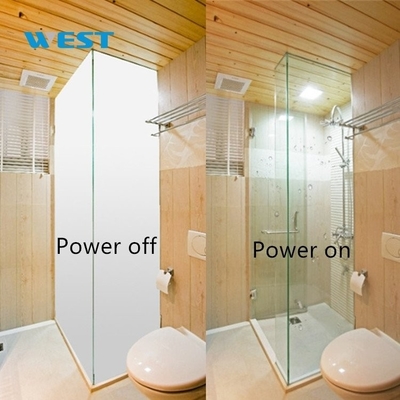 Buen precio Película de vidrio laminado decorativo de transparencia controlada de color blanco no adhesivo en línea